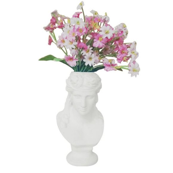 Greek Statue Planter vase Ariadne bust sculpture statue - Picture 3 of 6